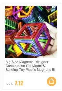 Magnetic Designer Magnet Building Blocks Educational 110pcs Mini Size