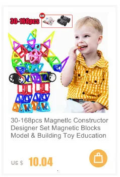 Magnetic Designer Magnet Building Blocks Educational 110pcs Mini Size