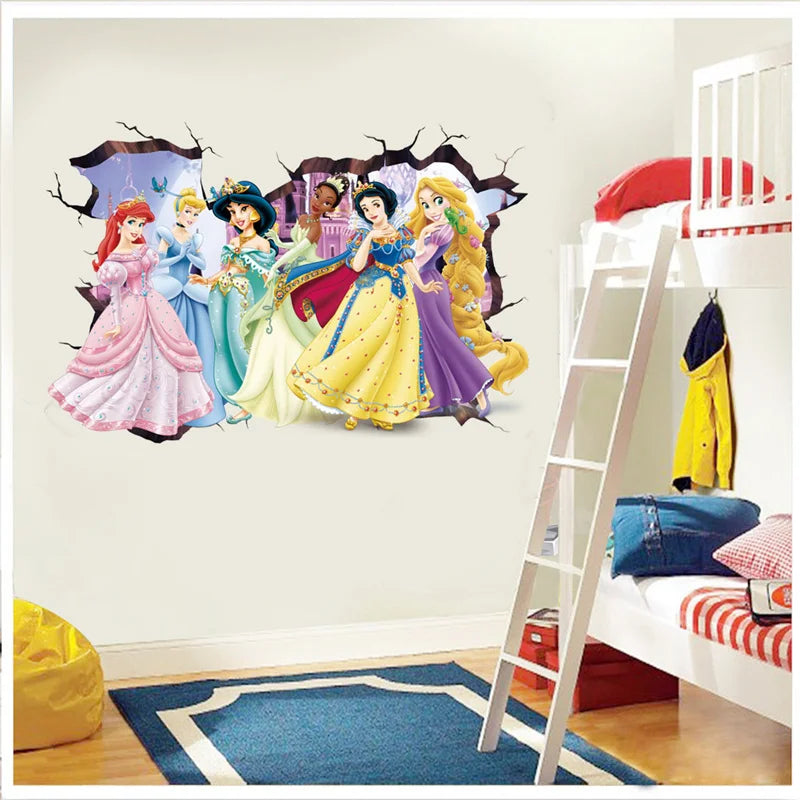 Mermaid princess Wall Stickers