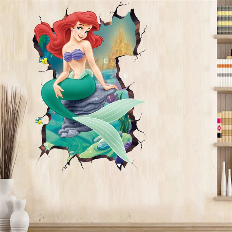 Mermaid princess Wall Stickers