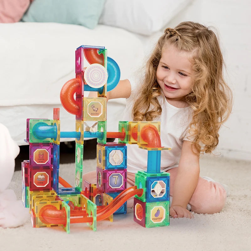 DIY Educational Magnetic Building Blocks Games Toy Magplayer