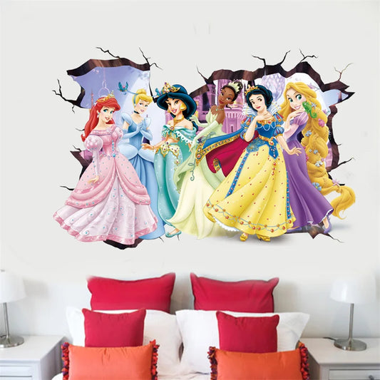 Mermaid princess Wall Stickers