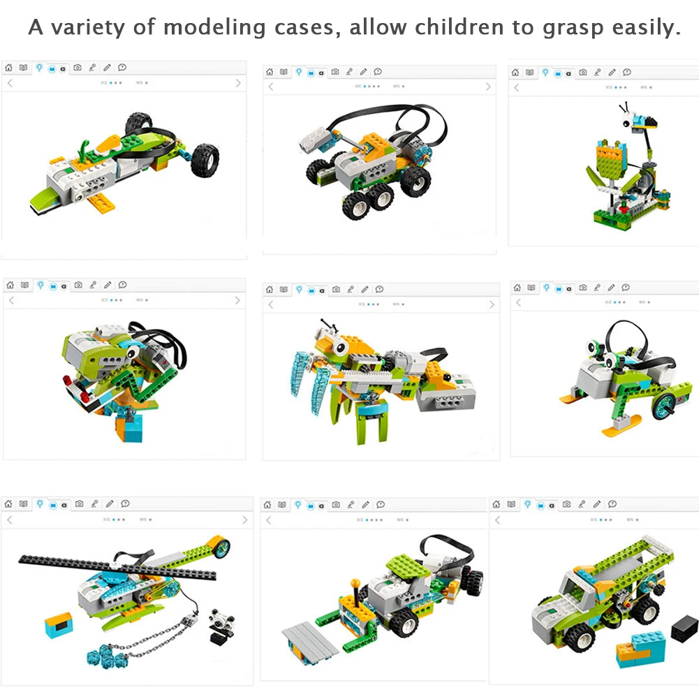 Construction Building Blocks fit for STEM WeDo 3.0 Core Set Tech Educational DIY