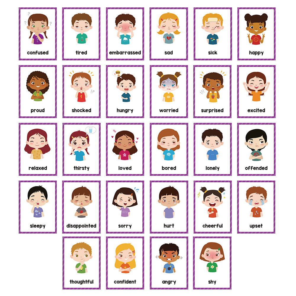 Cognitive Words Card I Flashcard Educational & Teaching I Memorise Games for Children