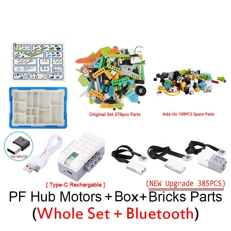 Construction Building Blocks fit for STEM WeDo 3.0 Core Set Tech Educational DIY