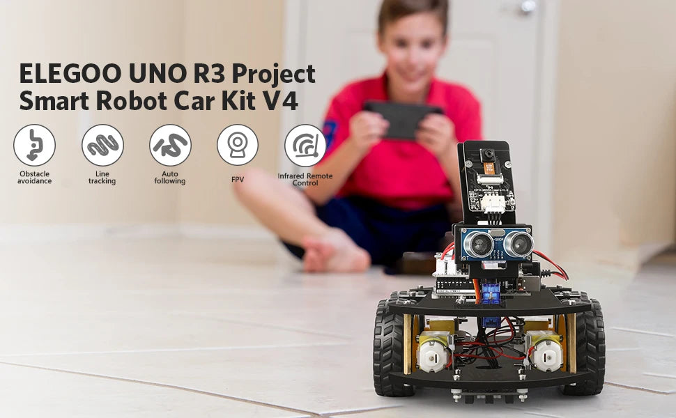 Smart Robot Car, Intelligent and Educational DIY