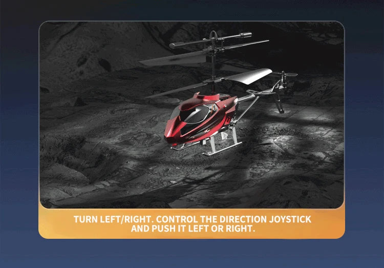 Drop-Resistant Alloy RC Helicopter Rechargeable Safe