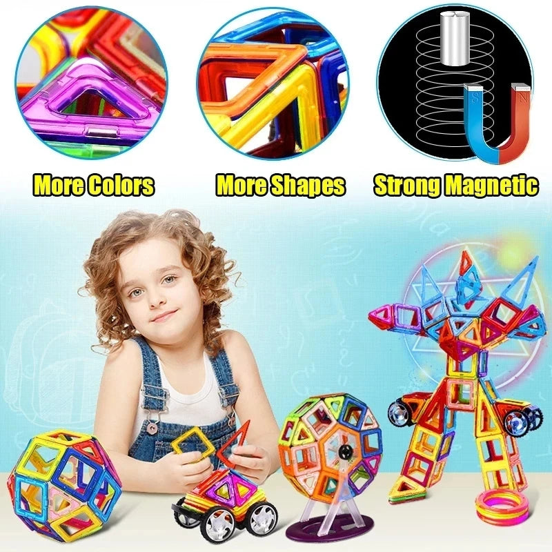 Magnetic Blocks Magnetic Constructor Designer Set Model Big&Mini Size