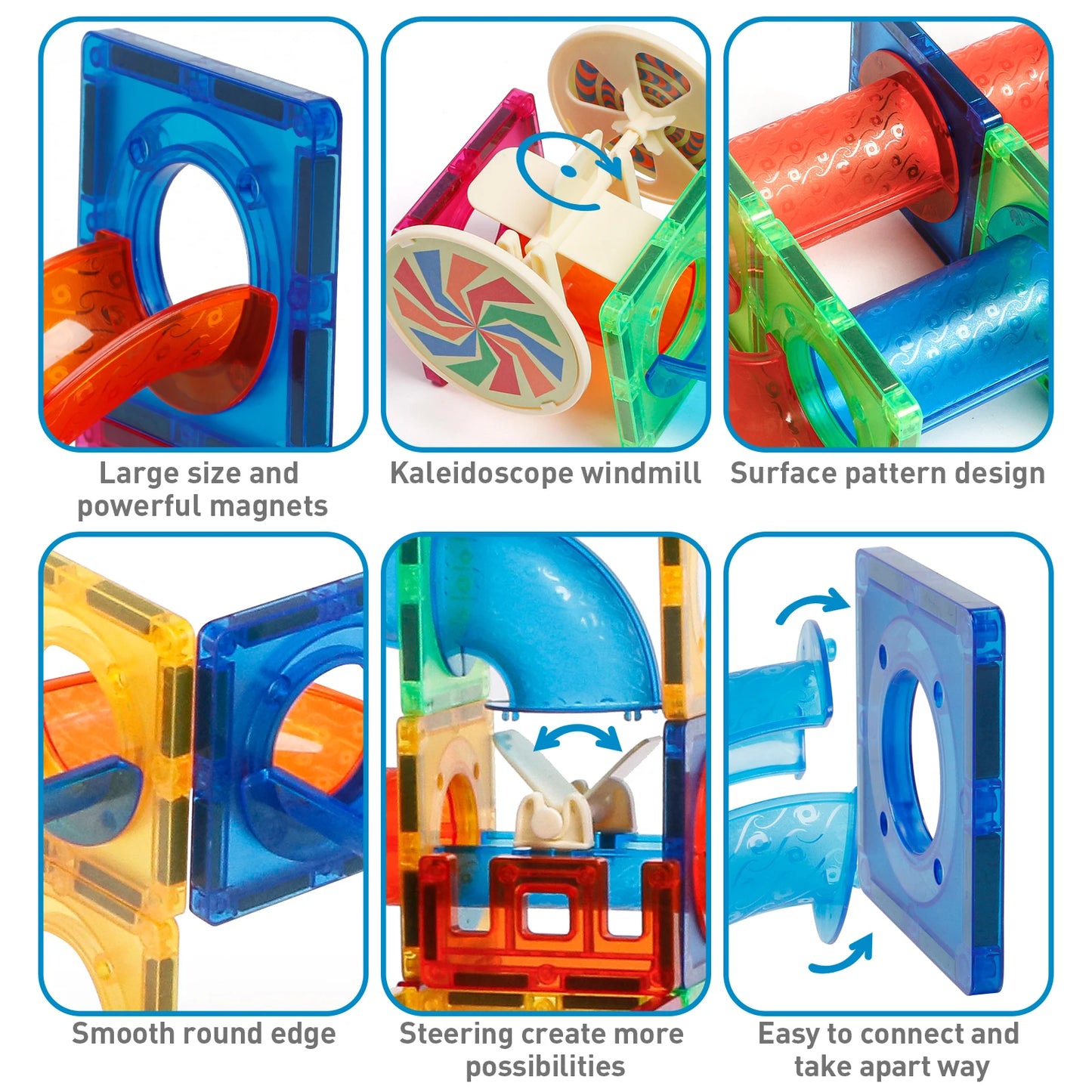 DIY Educational Magnetic Building Blocks Games Toy Magplayer