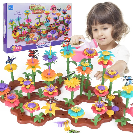 Flower Garden Building Block STEM Educational