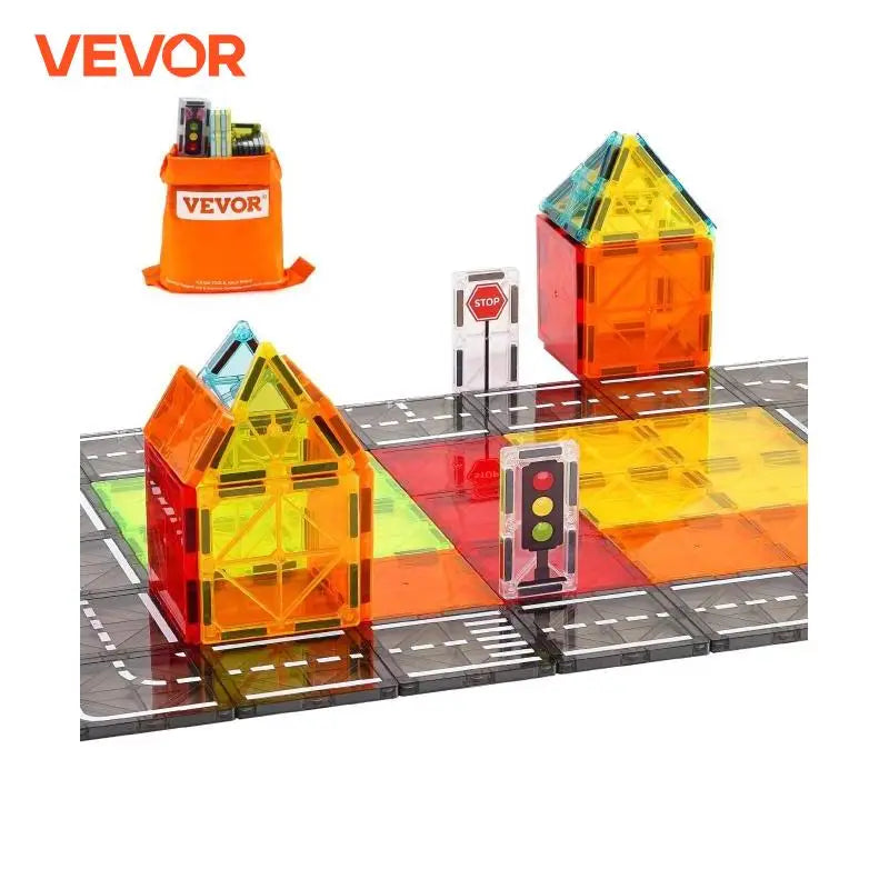 DIY Educational Magnetic Building Blocks Games VEVOR 56 PCS