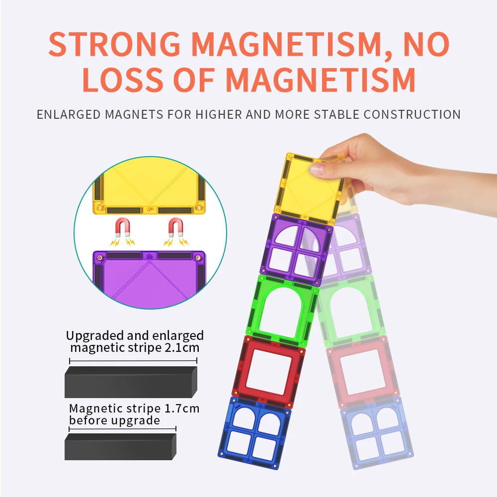 DIY Educational Magnetic Building Blocks Games Toy Romboss