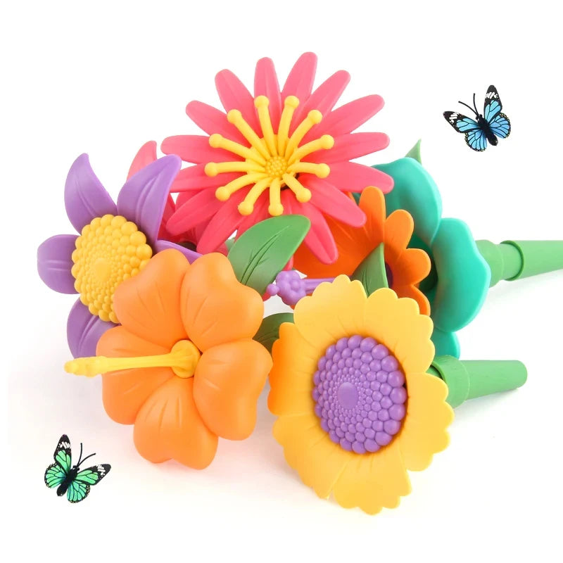 Flower Garden Building Block STEM Educational