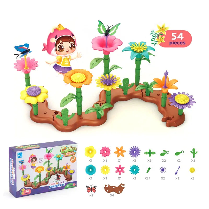 Flower Garden Building Block STEM Educational