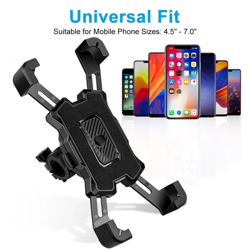 360° Rotatable Electric Bicycle Phone Holder for iPhone Xiaomi Riding MTB Bike Stand Bracket Non-slip Cycling