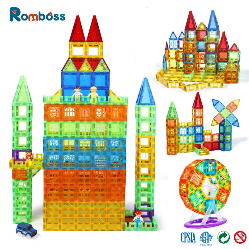 DIY Educational Magnetic Building Blocks Games Toy Romboss