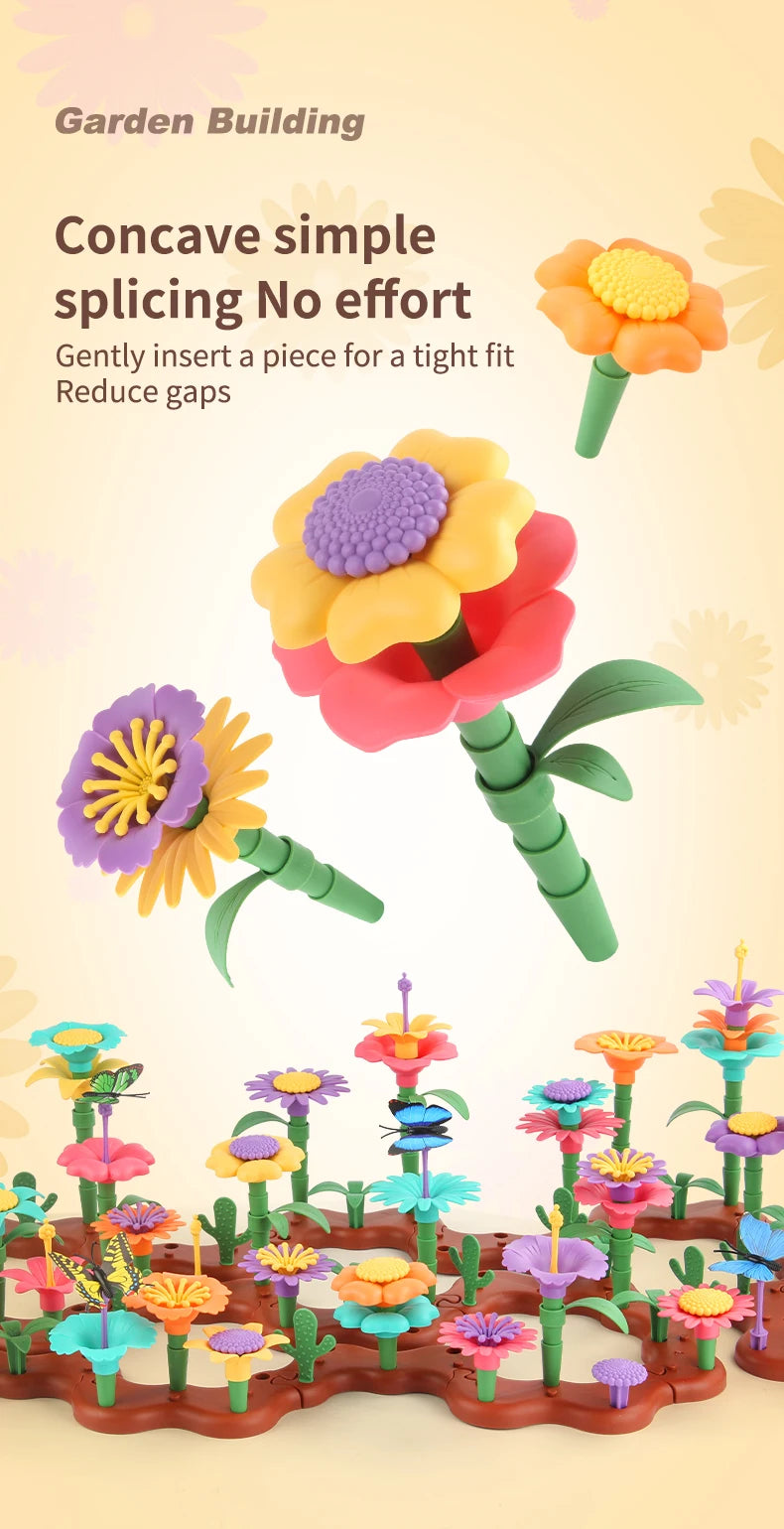 Flower Garden Building Block STEM Educational