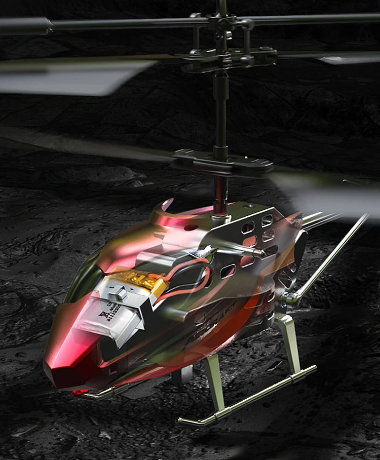 Drop-Resistant Alloy RC Helicopter Rechargeable Safe